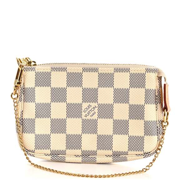 Louis Vuitton Tops - Louis Vuitton Damier Azur Mini Pochette #261421L69B